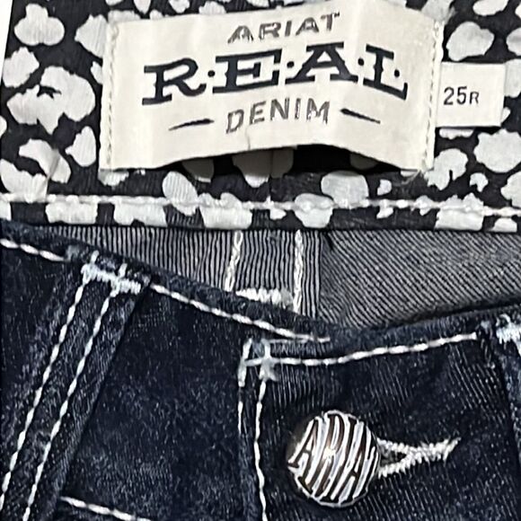 REAL ARIAT Low Rise Boot Rosy Whipstitch Jeans C21 - Picture 11 of 11